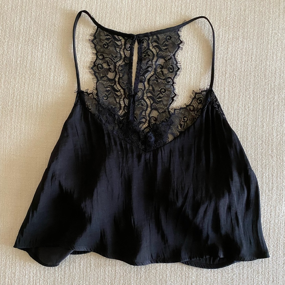 Black Lace Blouse